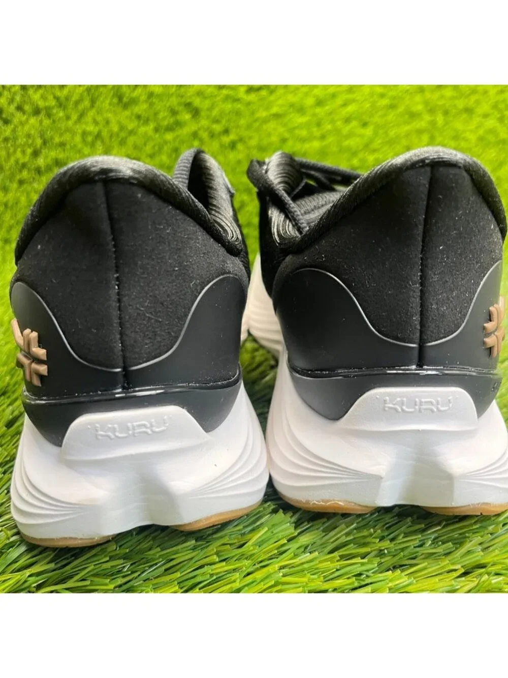 Kuru Atom 2 Womens Size 6.5 Black White Athletic Running Walking Shoes Sneakers